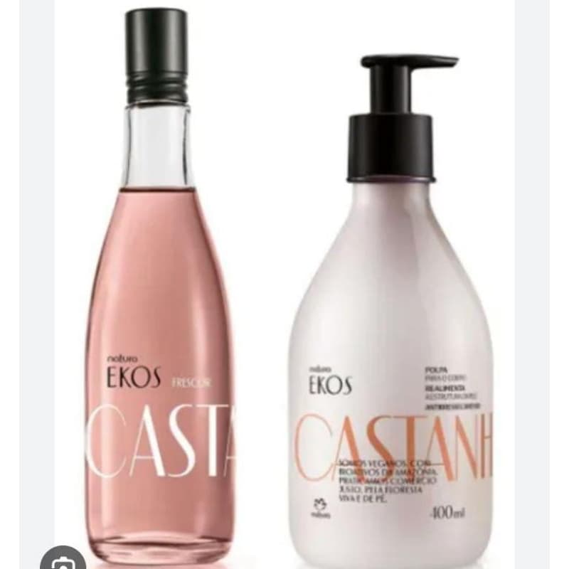 Kit Colônia 150 Ml Ekos Castanha Natura + Hidratante 400 Ml Natura