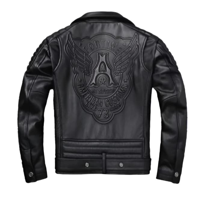 Jaqueta Motociclista Couro Legítimo Masculina Biker 9
