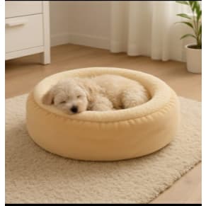 Cama Pet Redonda em Sherpa Cachorro Gato PP,  P ou G bem confortável várias cores