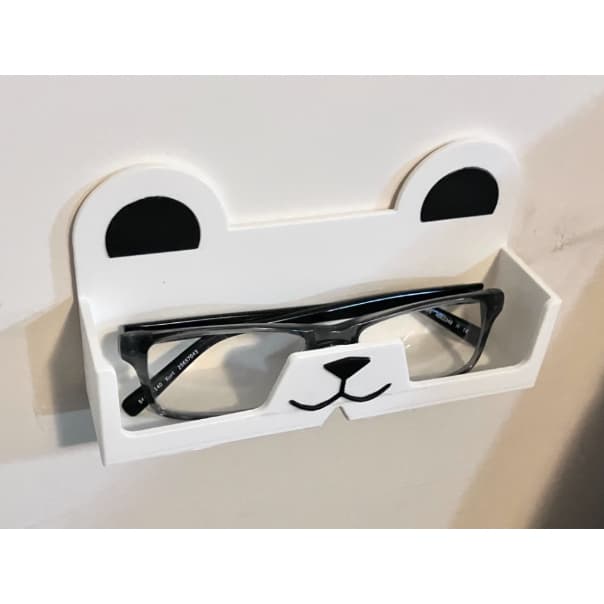 Porta-Óculos Ursinho Decorativo  Suporte de Parede Fofo para Manter Seus Óculos Sempre à Mão