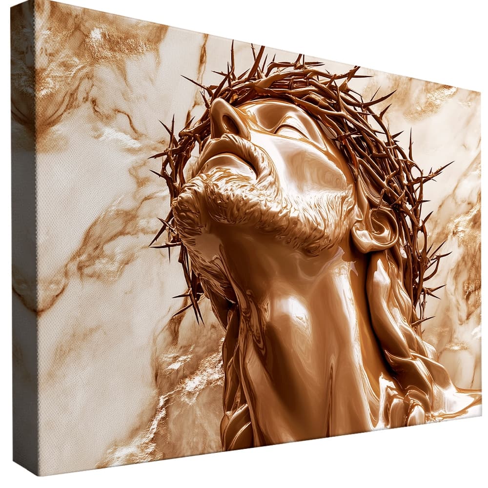 QUADROS 1 PEÇAS GRANDE JESUS CRISTO COROA DE ESPINHO SALA ESCRITORIO QUARTO