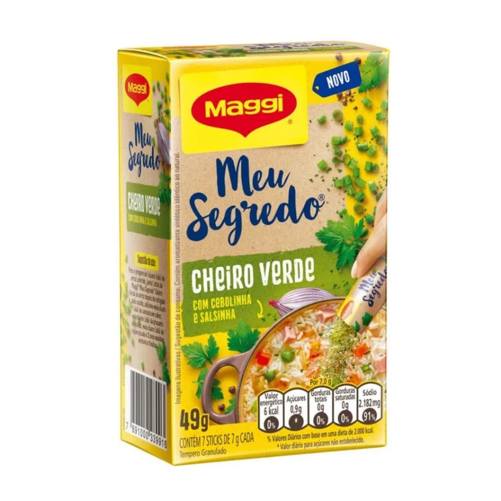 Tempero MAGGI Meu Segredo Cheiro Verde 49g