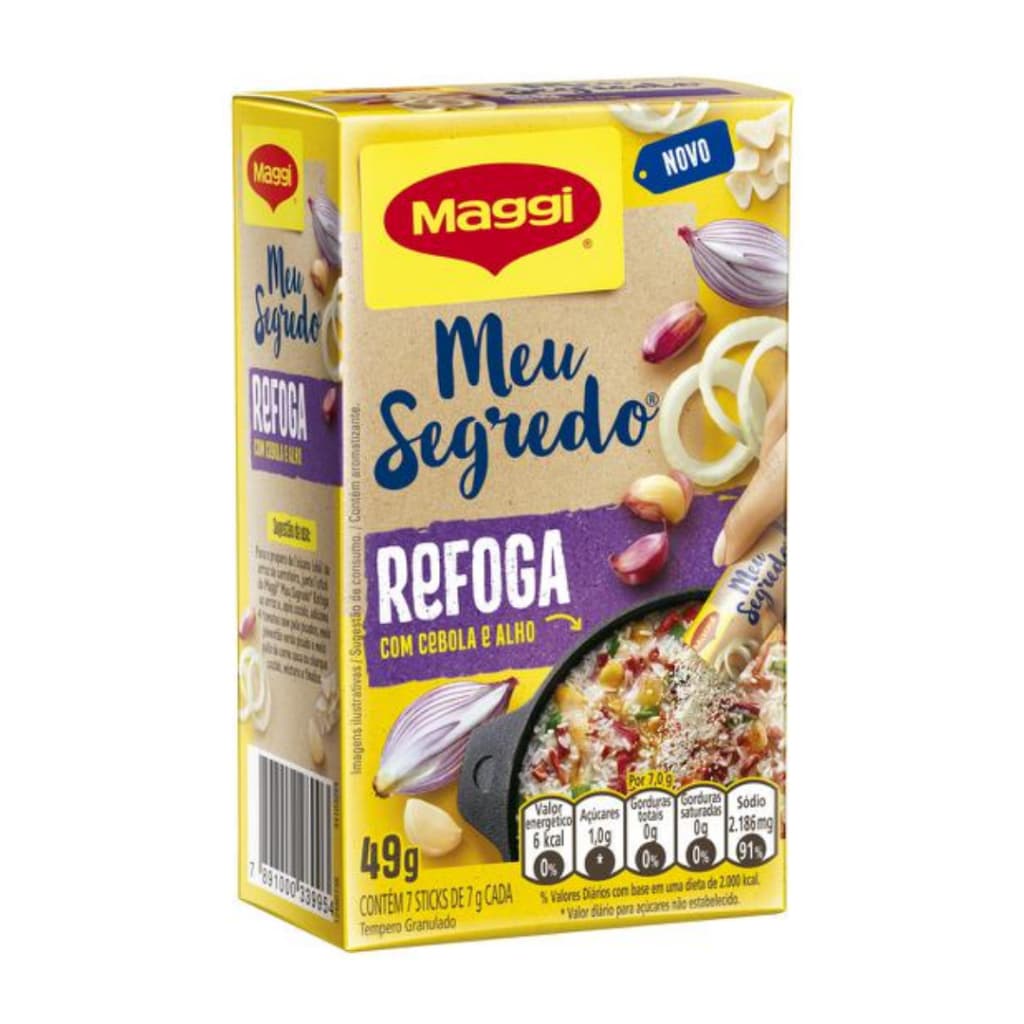 TEMPERO MAGGI MEU SEGREDO REFOGA 49G