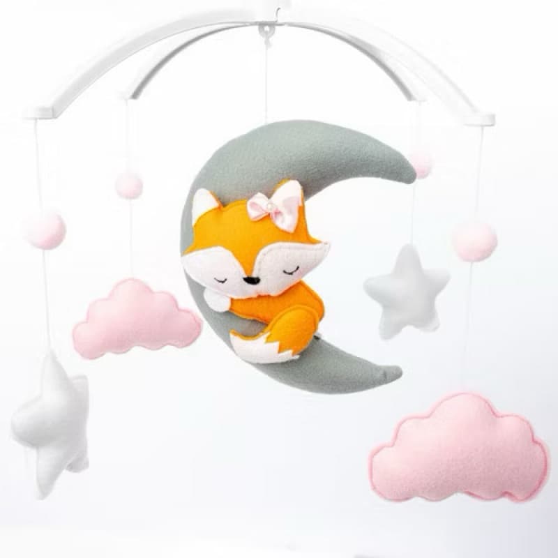 Mobile raposa rosa menina, ENVIO IMEDIATO