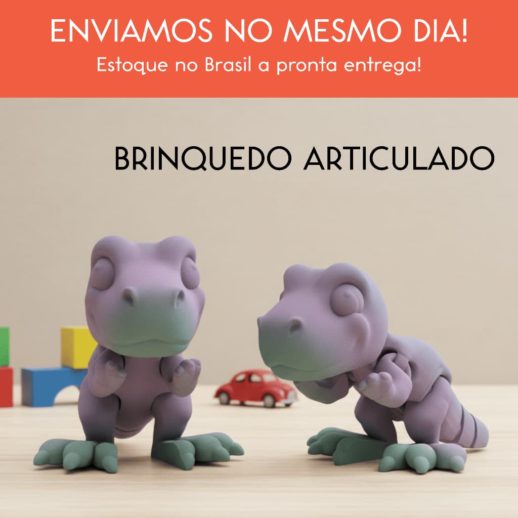 Brinquedo Dinossauro Articulado Brinquedo Educativo Interativo Diversão Garantida Presente