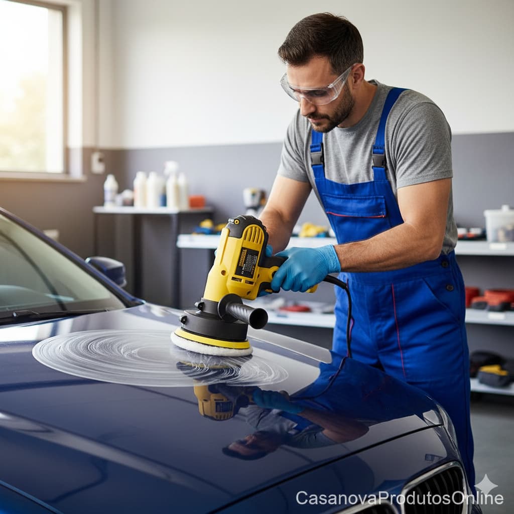 Politriz Lixadeira Automotiva Profissional 127v Alta Potencia Trabalho Preciso