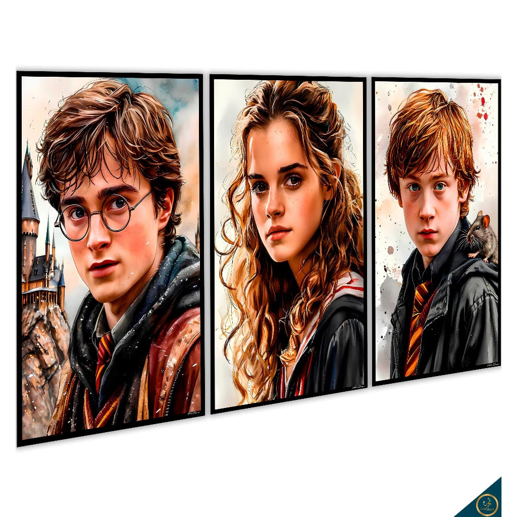 Quadro decorativo Filme Harry Potter Voldemort Linda decoração para casa sala quarto hall Escritório