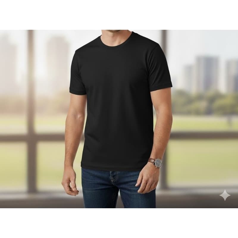 Camiseta Basica  Lisa Masculina ombro a ombro 100% algodão