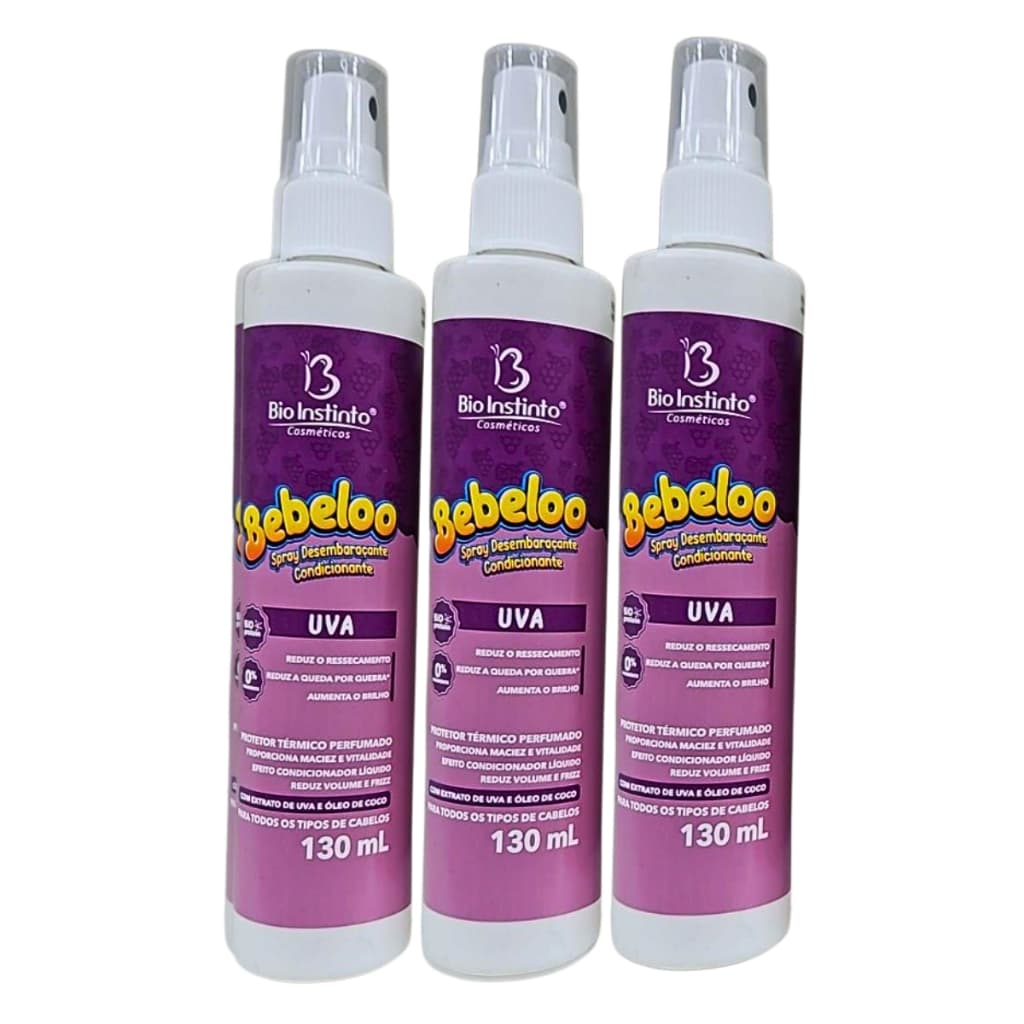 DESEMBARACANTE PROTETOR TÉRMICO CONDICIONANTE BEBELOO UVA BIO INSTINTO 130 ML