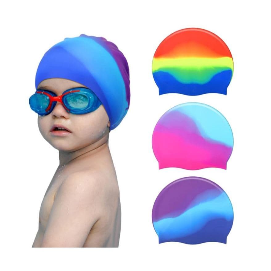 Touca de natacao de silicone tamanho unico caerus summer.