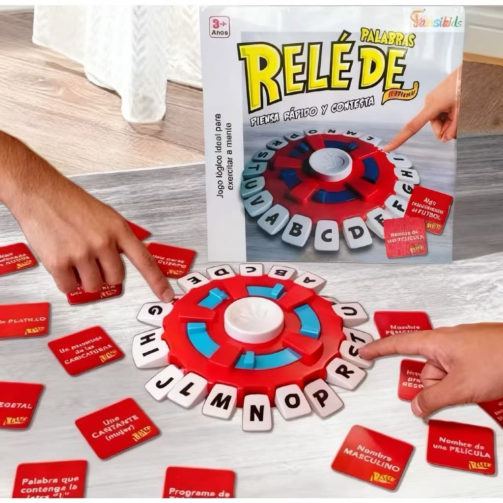 Versão Em Português Word Fast Paced Jogos De Tabuleiro Para Família Jogo Stop