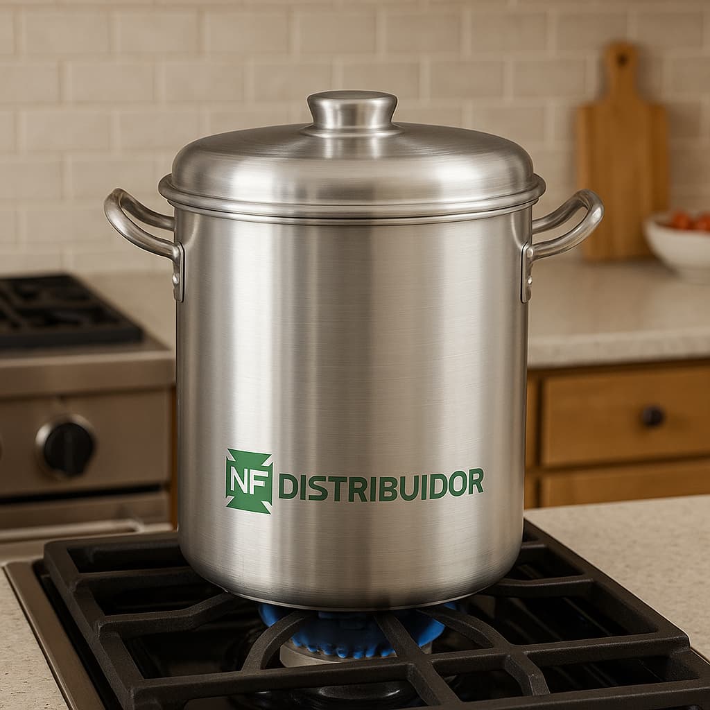Caldeirão Panela Aluminio N24 Cervejeiro Linha Hotel 10litro