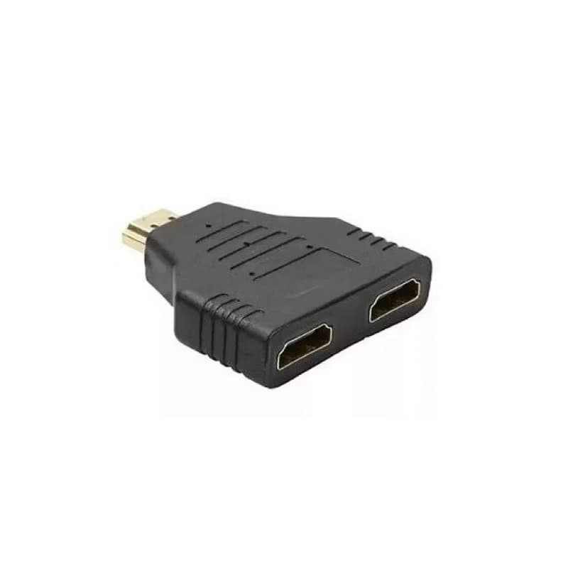 Adaptador Splitter HDMI Divisor E Duplicador Y, Adaptador Hdmi, 1 Hdmi Macho Para 2 Hdmi Fêmea 2 Telas