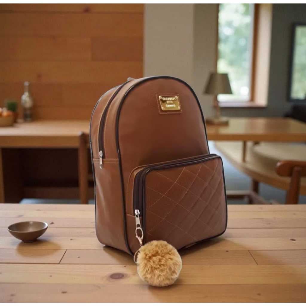 Bolsa Mochila feminina de Couro Sintetico. MODA PREMIUM Bolsas femininas de moda 116
