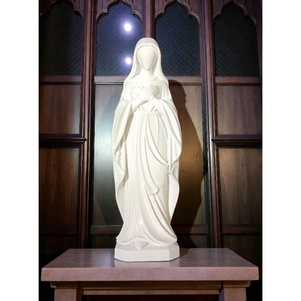 Estátua Virgem Maria - Decoração Minimalista