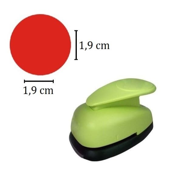 Furador Scrapbook Para Papel - Circulo Liso 1,9cm (19mm)