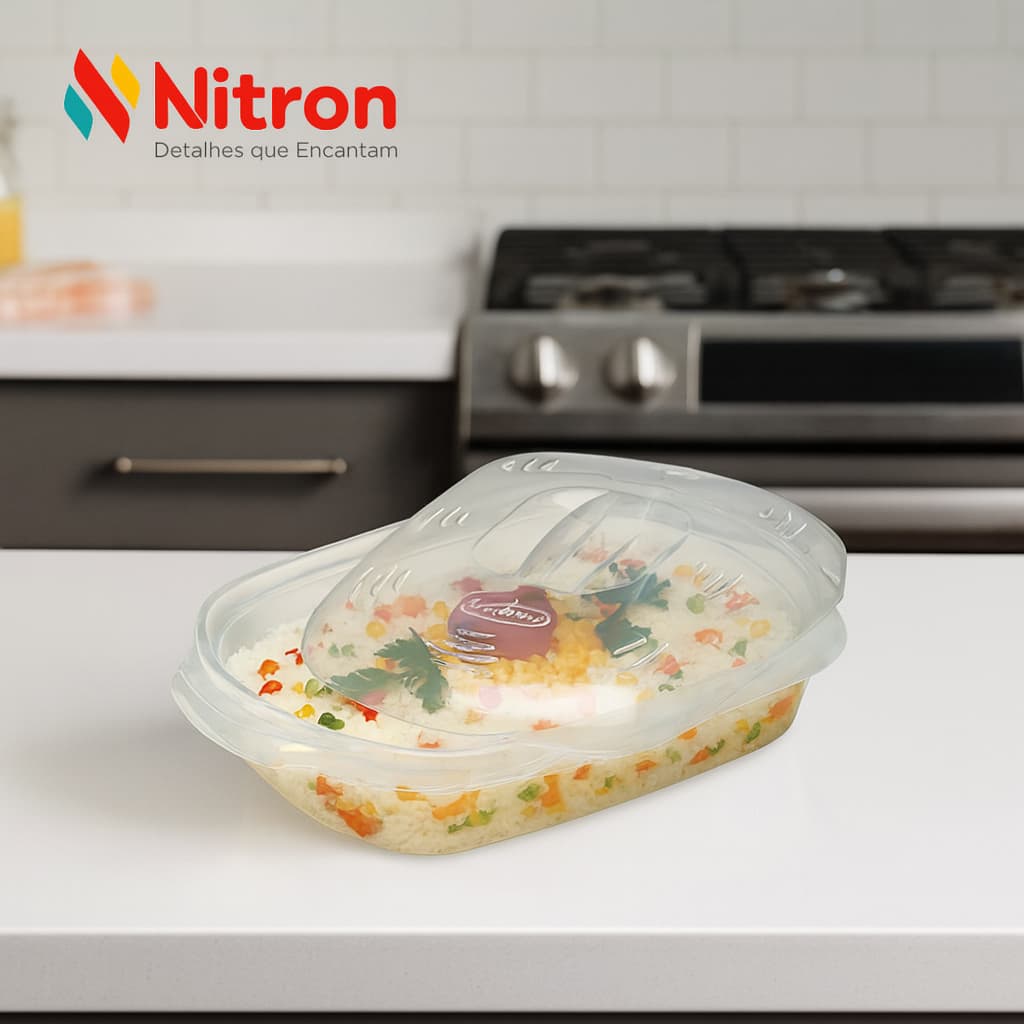 Travessa Multiuso Para Micoondas 1,5 Litros Nitron 1 PEÇA