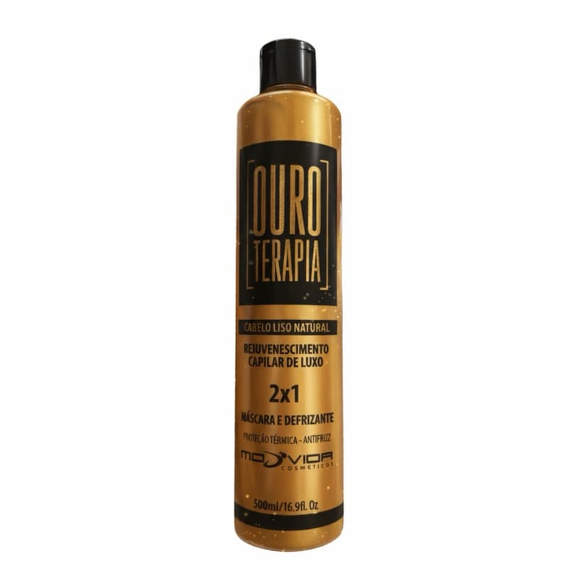 Escova Progressiva Ouro Terapia – Alisamento Sem Frizz e Brilho Intenso