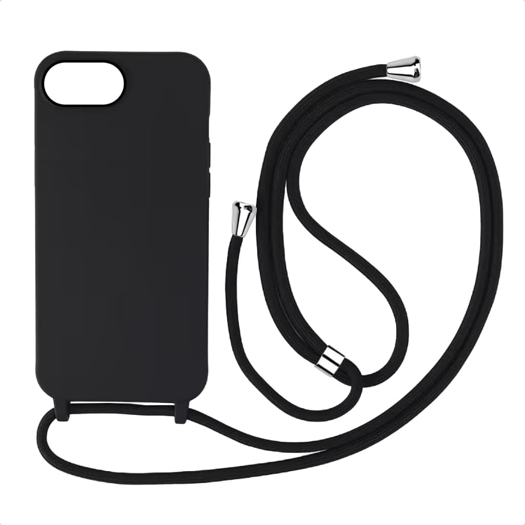 Case Capa Facility de Silicone Com Cordão Alça Capinha Para iPhone 16E