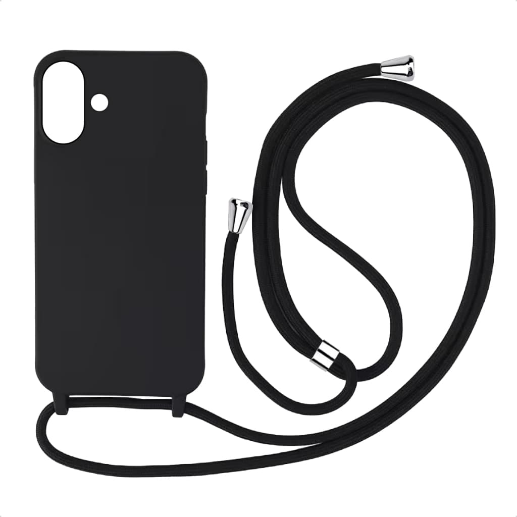Case Capa Facility de Silicone Com Cordão Alça Capinha Para iPhone 17