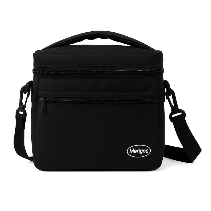 Bolsa Térmica Lancheira Marmita Fitness Academia Viagem Trabalho Luxo Camping Necessaire e Alimentos