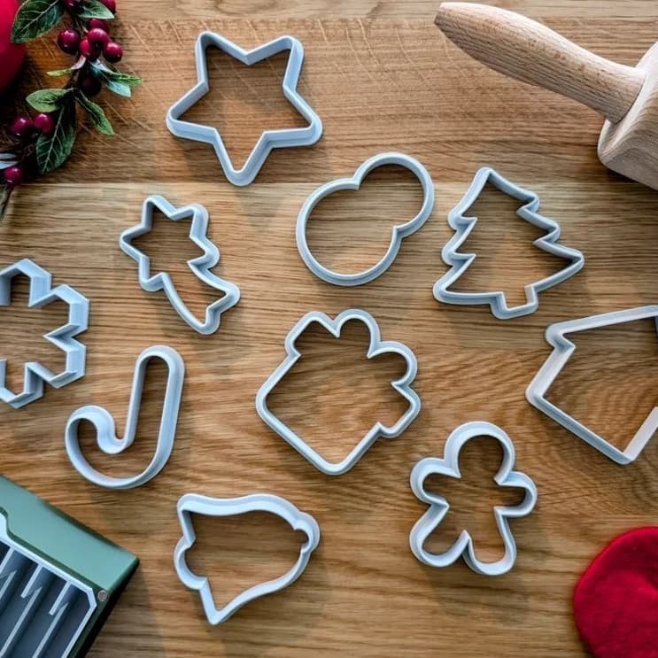 10 Cortadores de biscoito – Moldes para Biscoitos, Massas e Confeitaria, Lojas