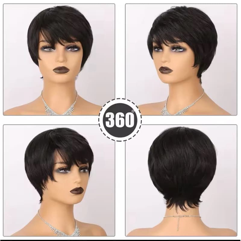 LACE WIG CABELO HUMANO PIXIE-Curtinha