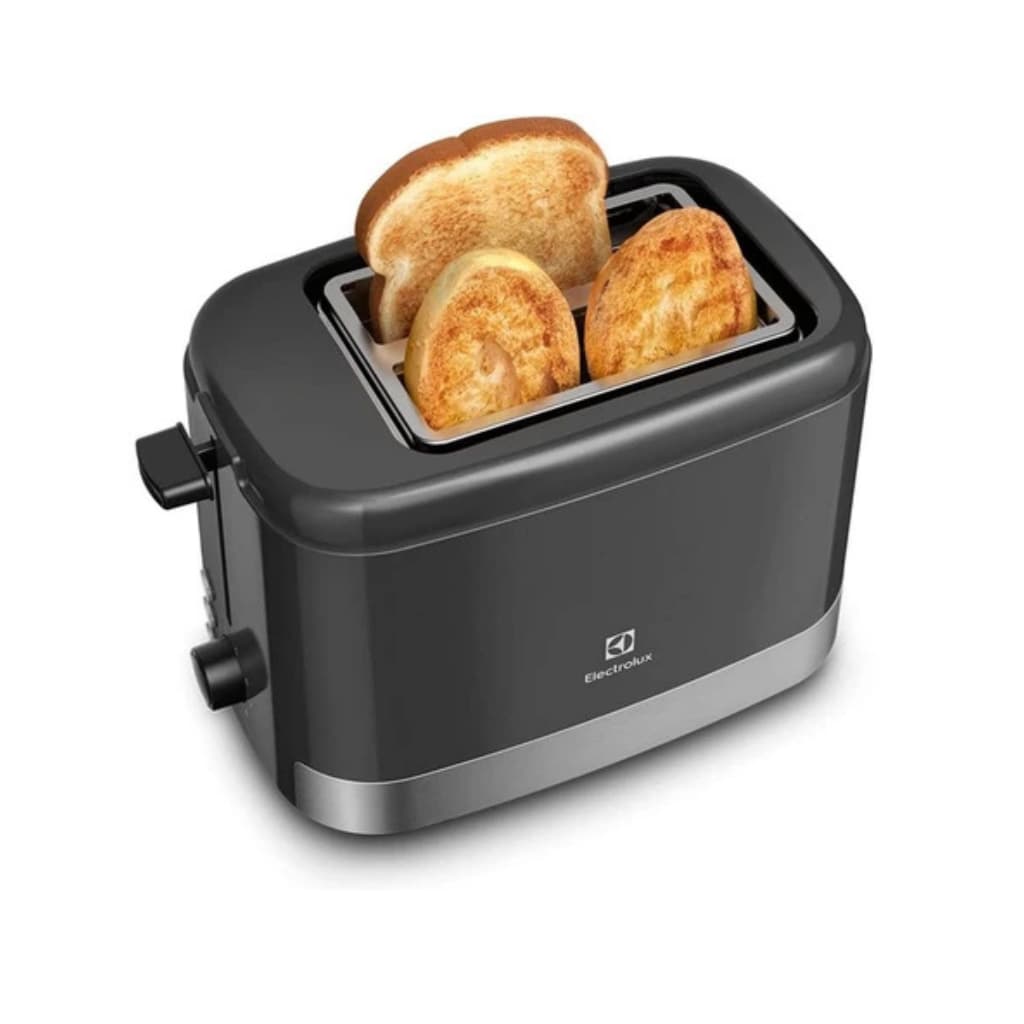 Torradeira Tostadeira Elétrica de Pães 8 Níveis Electrolux ETS10 Efficient 800w Cor Grafite Gray