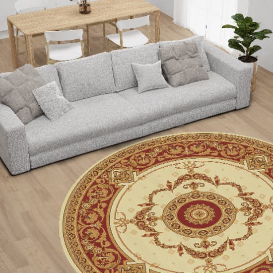 Tapete redondo oval gigante 2,00 x 2,00 super luxo antialérgico