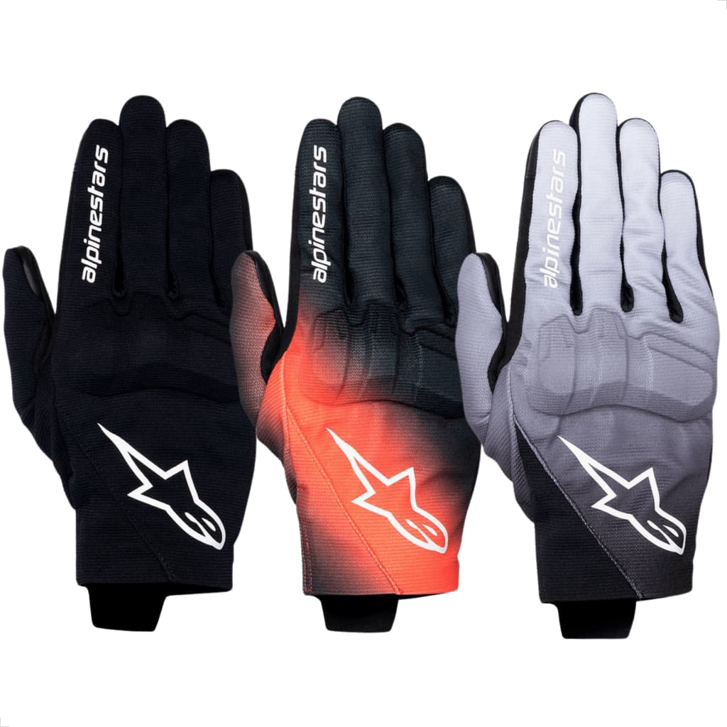 Luva Alpinestars Reef V2 Ventilada Certificada CE Touchscreen Original Moto Verão Urbano