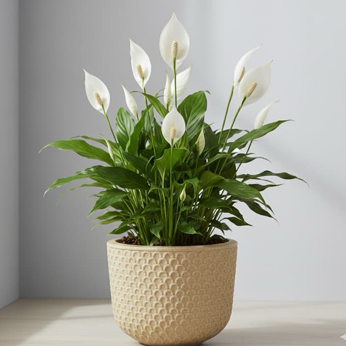 Vaso Polietileno de Mesa Vouga Vaso Decorativo Sustentável Ecológico Cor Areia