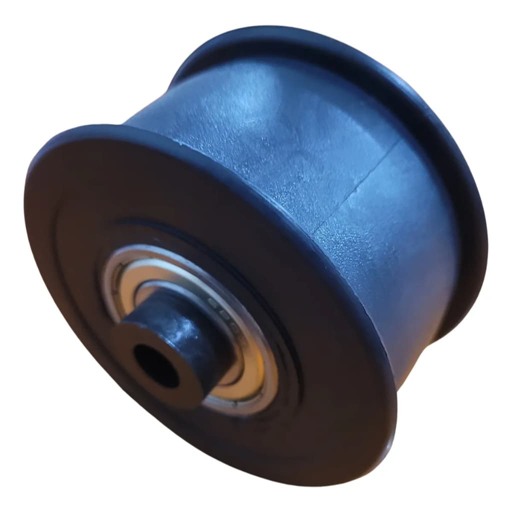 Roldana 80mm Para Fita 37mm + 2 Rolamentos + 2 Buchas