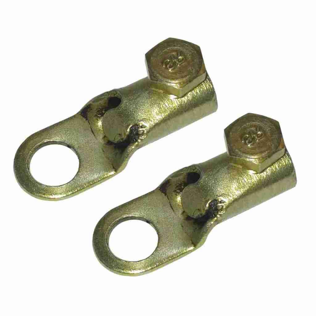 Par Terminal de Bateria Ponteira Pequena Para Fio Cabo 10 A 25mm - CEL135