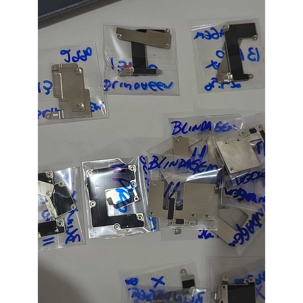 Blindagem Placa iPhone – Escudo EMI / Proteção Interna / Vários Modelos