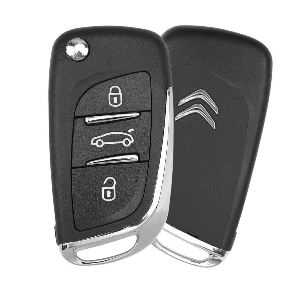 Chave Canivete Carcaça Citroen C3 C4 Picasso 3bts C/suport