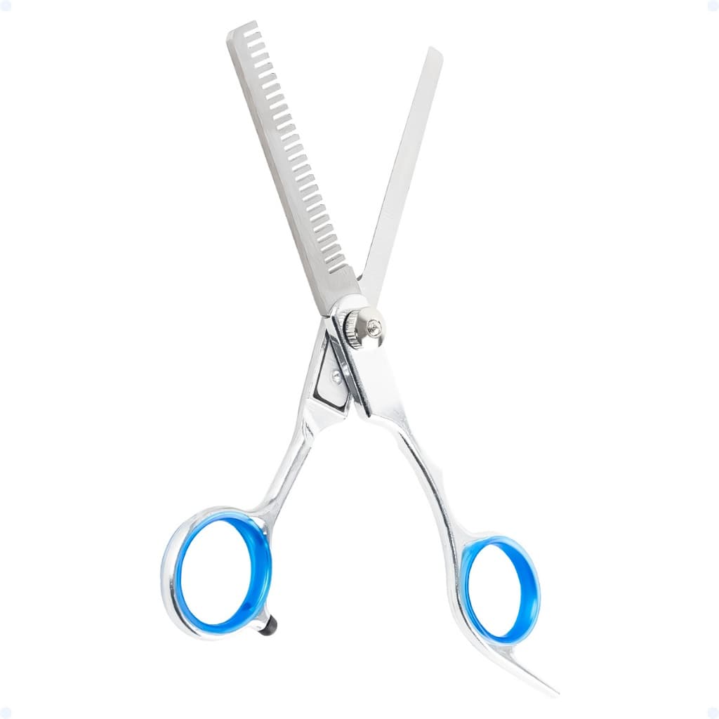 Tesoura Cabeleireiro Desbaste Dentada Profissional Barbearia Salão De Cabelo Inoxidável