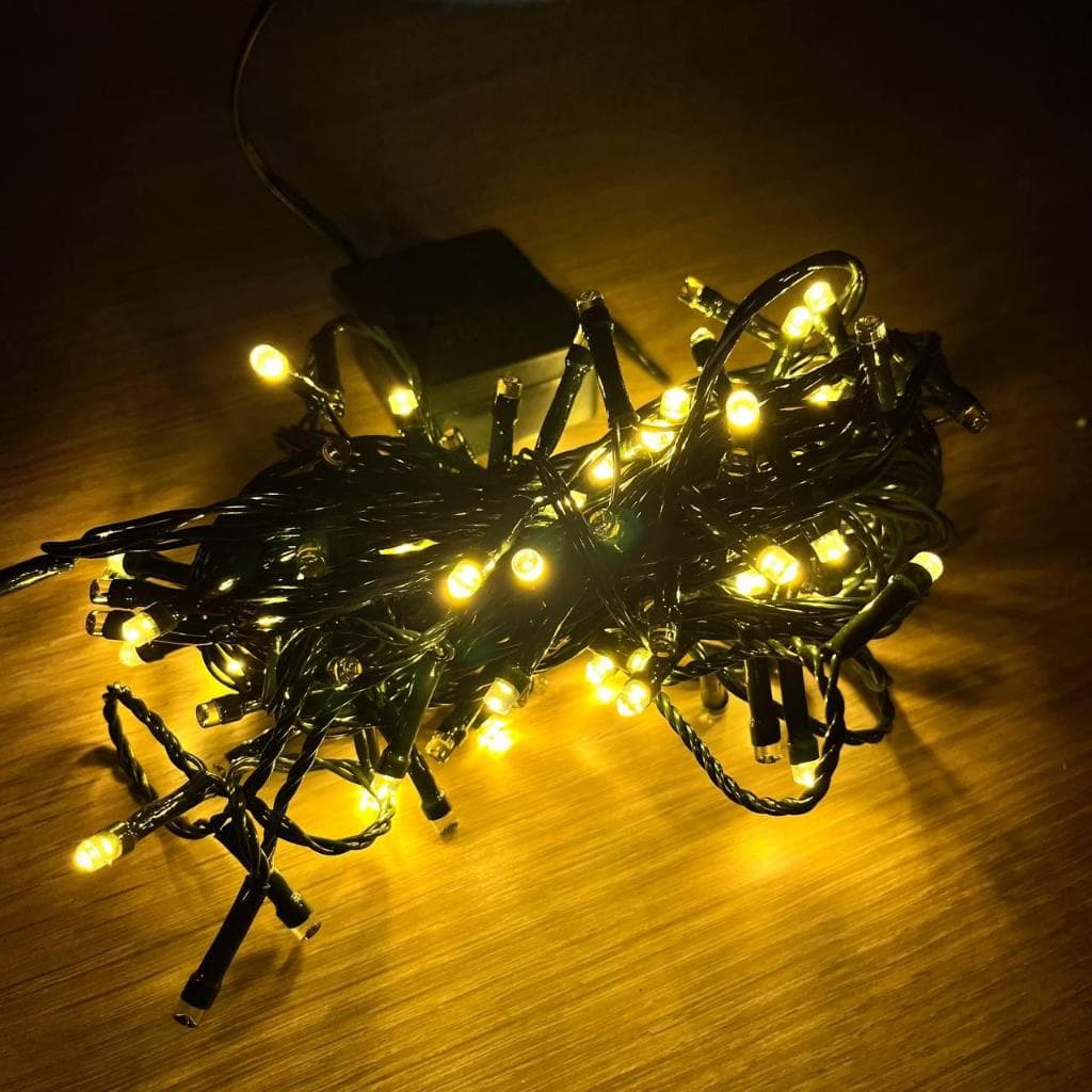 Pisca Pisca LED 9m 100 Lâmpadas 8 Funções 220V | Luz Natal | Decoração Enfeite de Festa | Artesanato