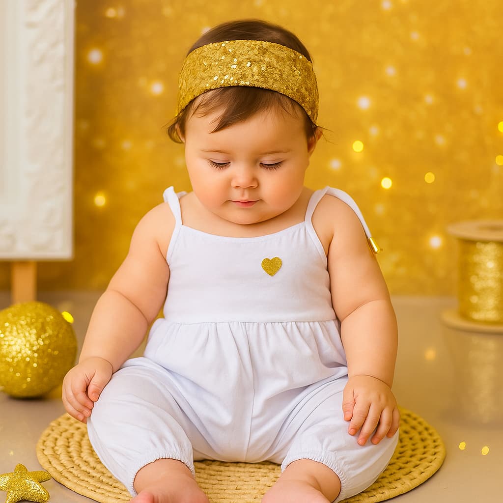 Roupa De Bebê Macacão Alcinha