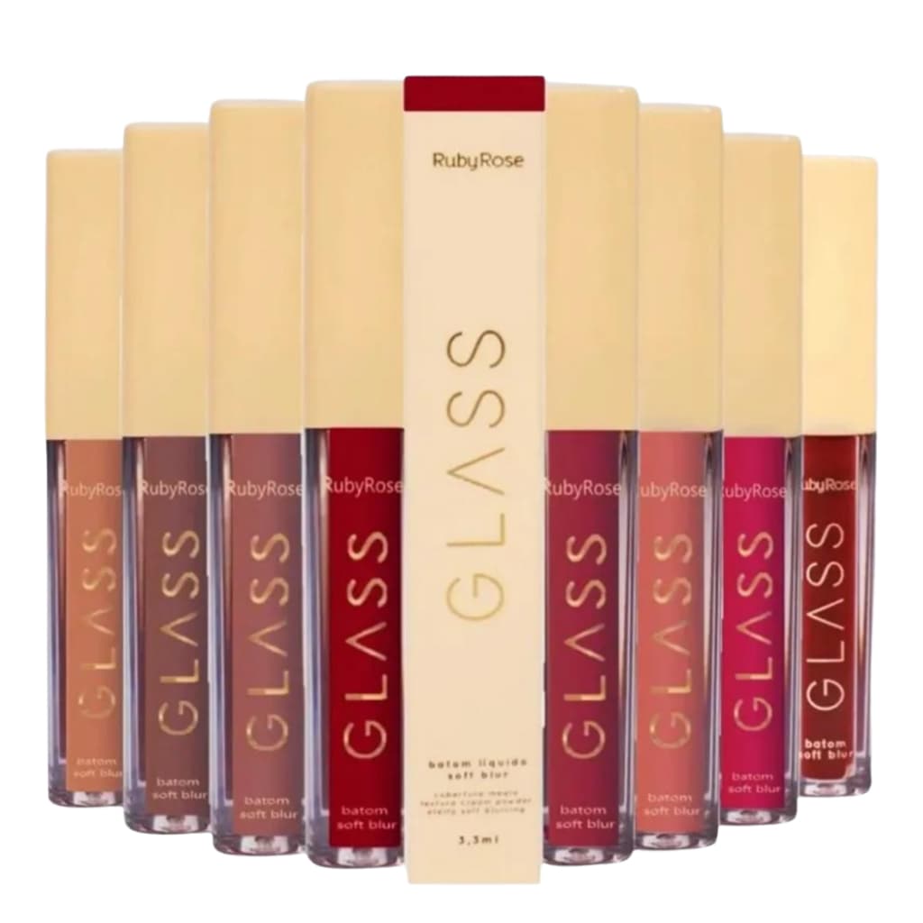 Batom Liquido Soft Blur Glass Ruby Rose