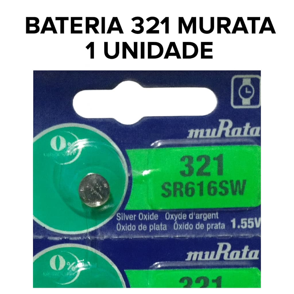 Bateria Relógio 321/SR616SW  Murata (Antiga Sony) 1 Unid