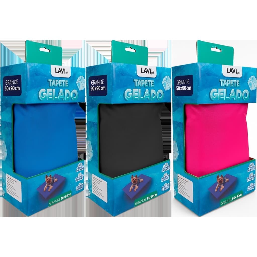 Tapete Gelado Pet Premium Rosa azul preto Tapete Refrescante Para Cachorro e Gato  Alta Qualidade