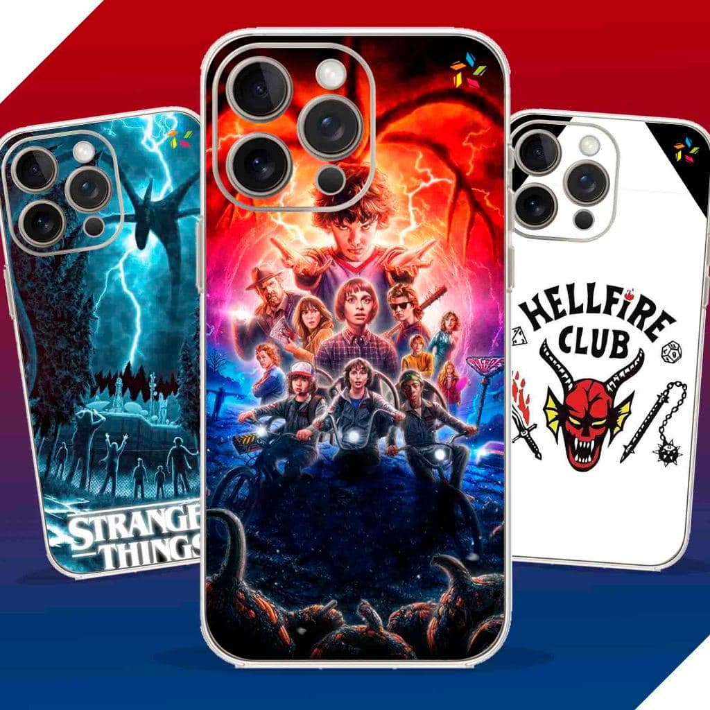 Capa Capinha Personalizada -  Coleção Stranger Things - Para Todos os Modelos de Celular