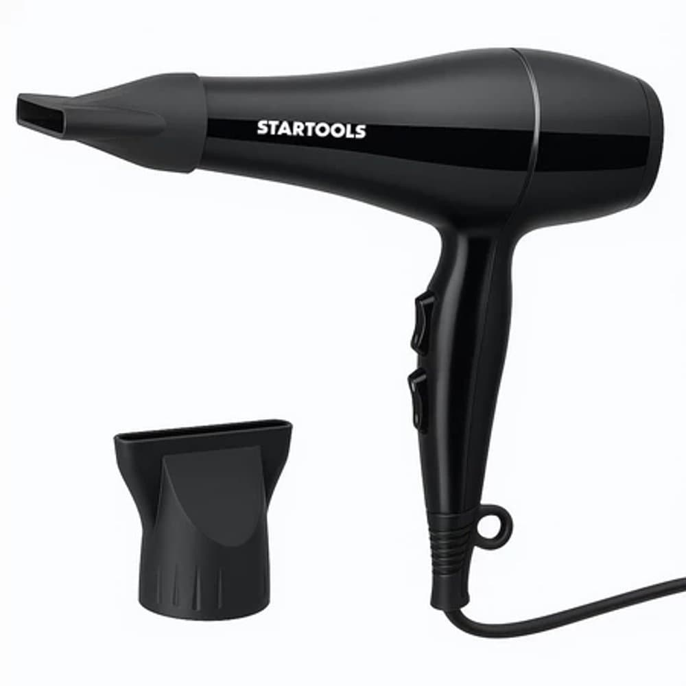 Secador de Cabelo Profissional 1800W 127V - Preta - Startools
