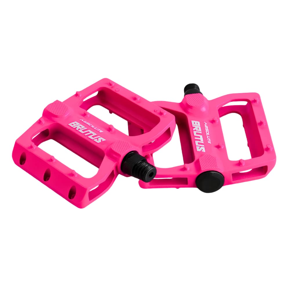 Pedal Bike Absolute Brutus Wheeling Rosca 9/16 Bmx Grau Rosa