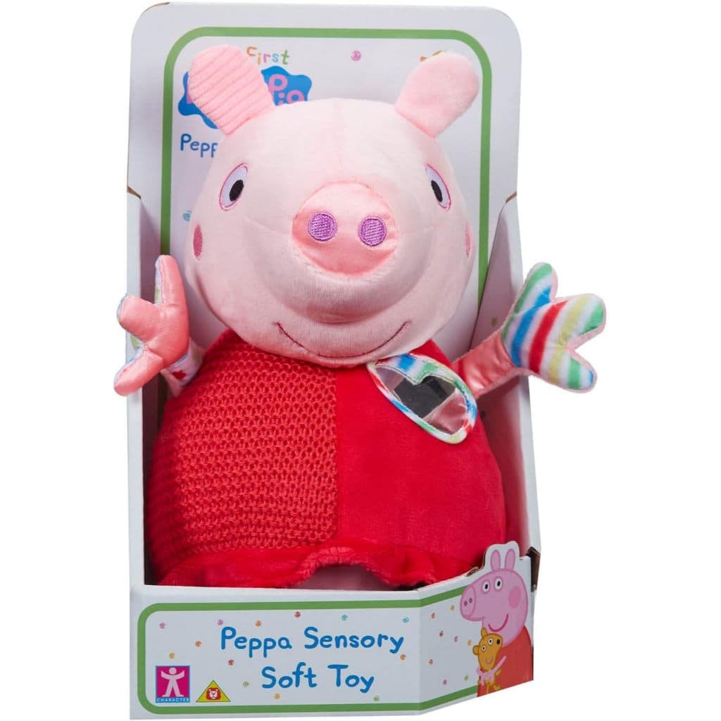 Pelúcia Peppa Pig - Minha Primeira Pelucia Sensorial