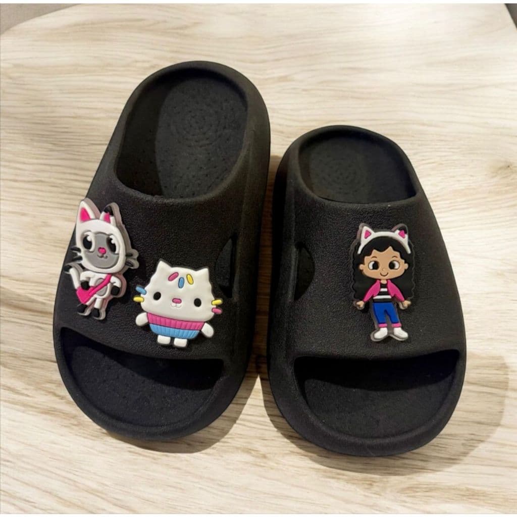 Chinelo Nuvem Menina Infantil Calce Facil Confortavel Gabi Personagem Dia a Dia Escolar Verao Macio