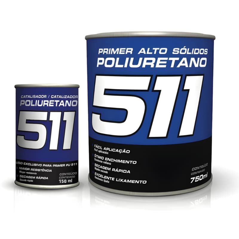 Primer PU 511 Maxi Rubber 750ml C/ Catalisador Alta fixação
