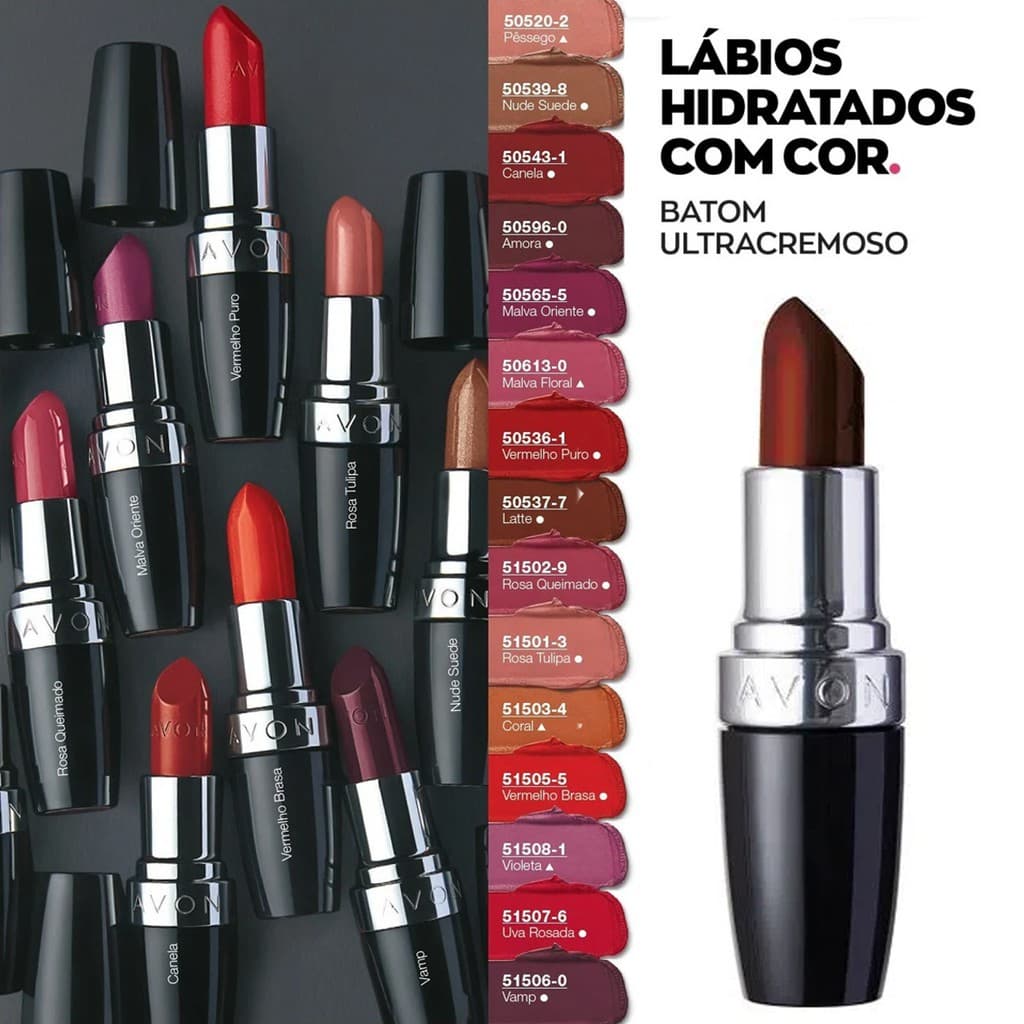 Batom Avon Ultra Color Cremoso 3,6g