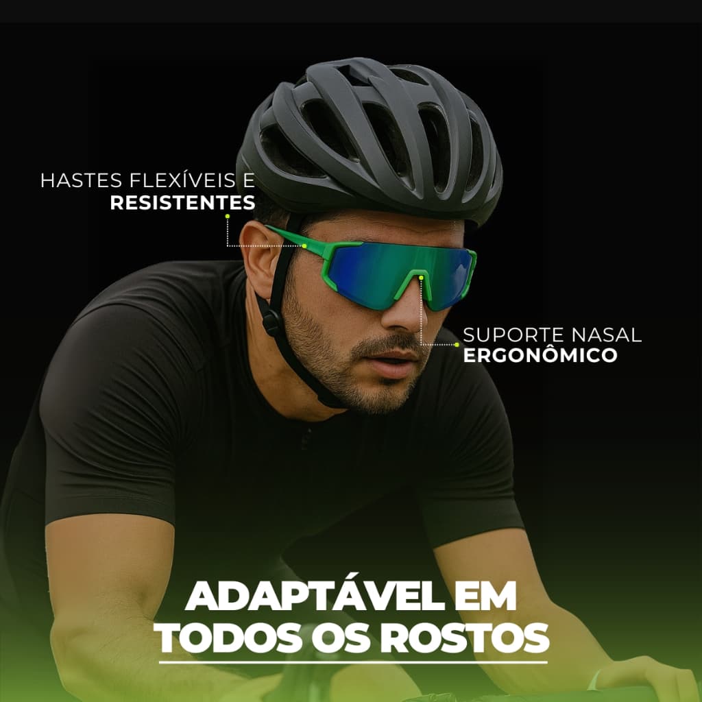 Óculos Esportivo Proteção Corrida, Pesca, Ciclismo, Futevôlei, Vôlei, Tênis, Beach Tênis