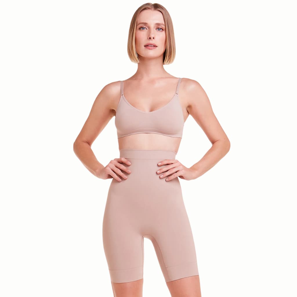 Bermuda Plié Modeladora Alta Compressão Abdominal Original